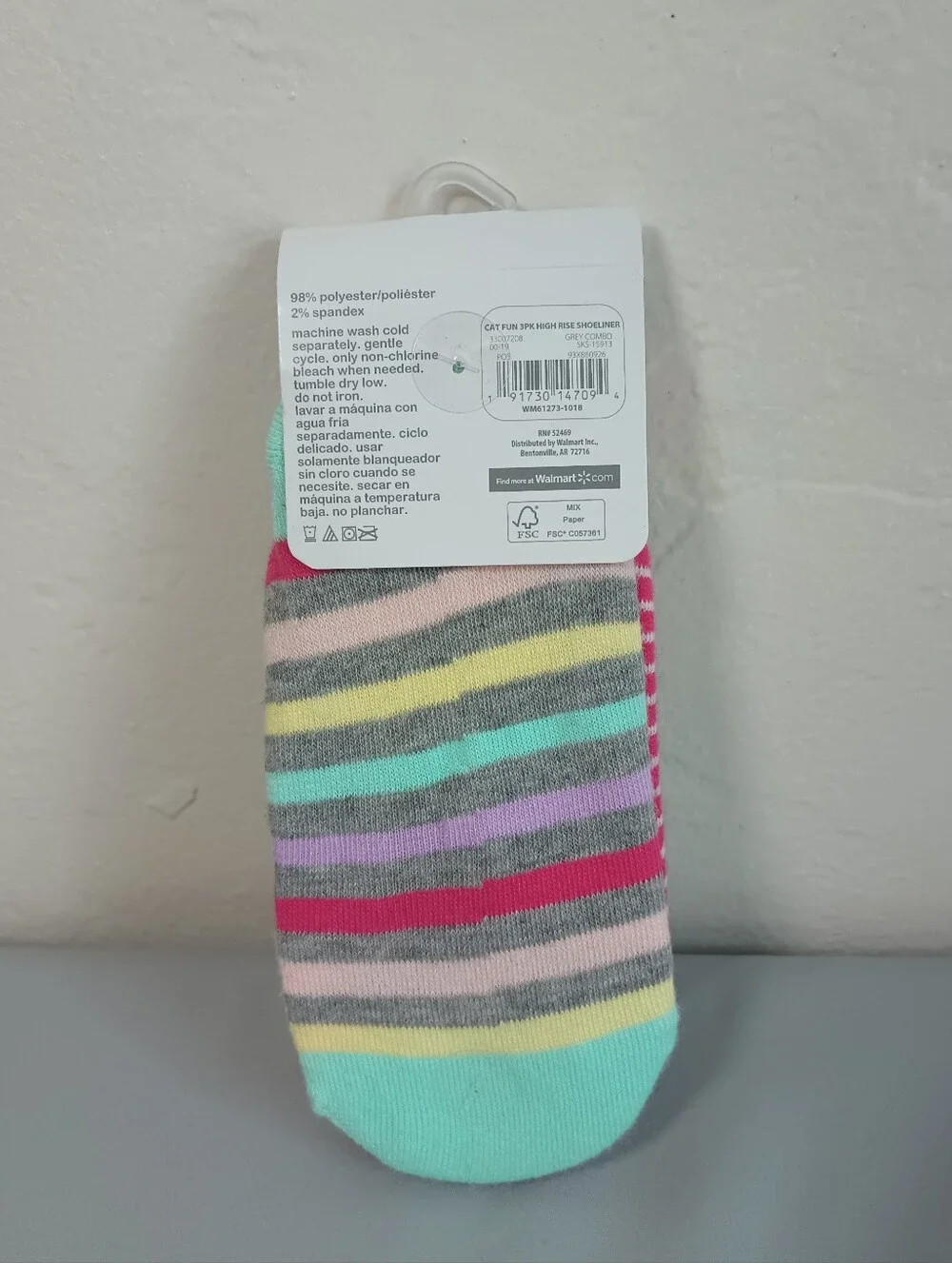 Wonder Nation Girls' Liner Socks